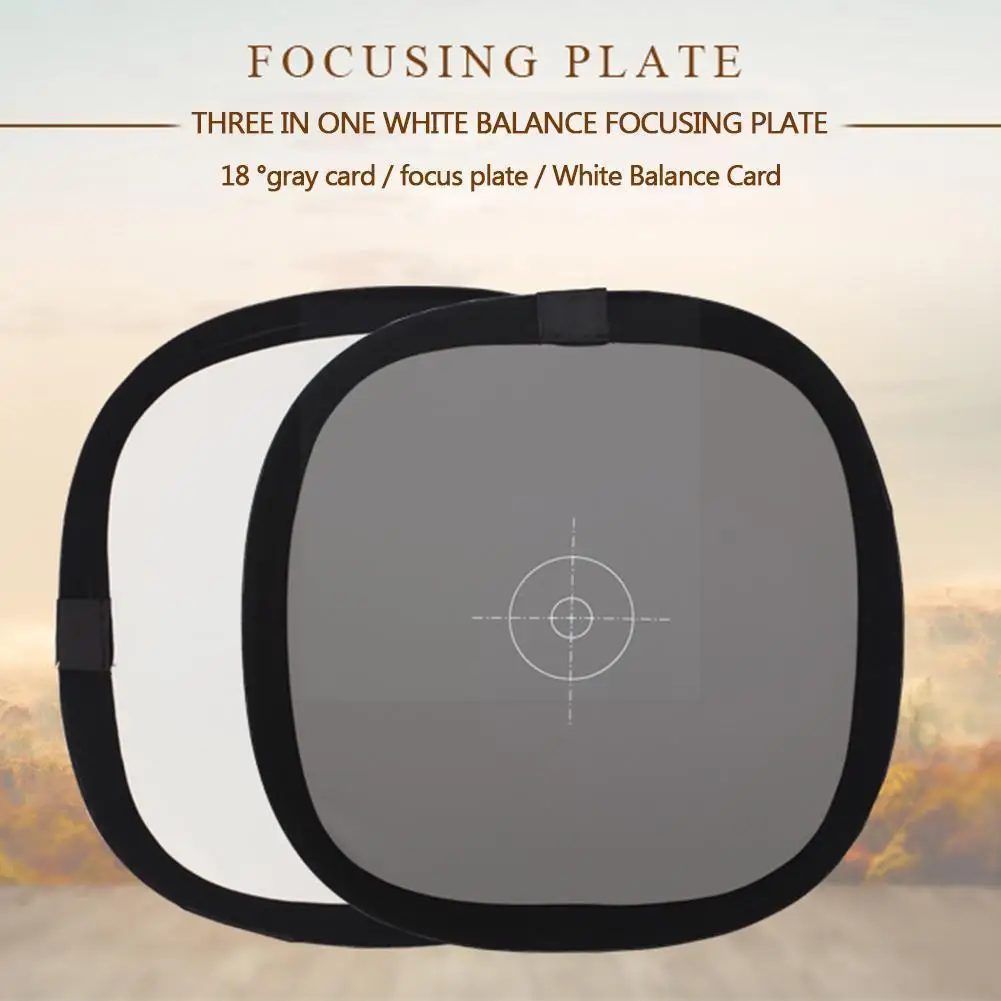 12'' Inch 30CM 2 In 1 18% Foldable Portable Reflector Photography Balance Focus Supplies Gray White Studio Card Board P1X7
12'' Inch 30CM 2 In 1 18% Foldable Portable Reflector Photography Balance Focus Supplies Gray White Studio Card Board P1X7