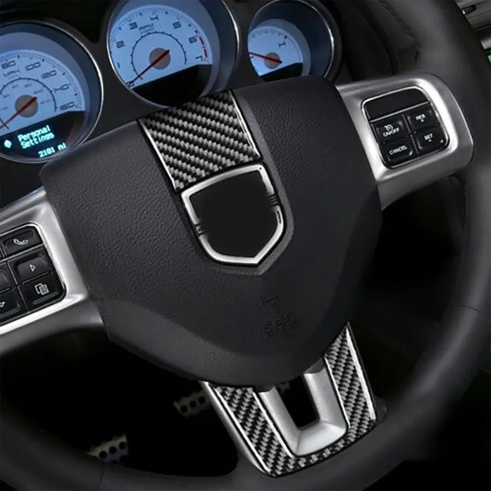 2Pcs For Dodge Challenger 2008-14 Carbon Fiber Steering Wheel Panel Cover Trim Automotive Goods Car Accessories
2Pcs For Dodge Challenger 2008-14 Carbon Fiber Steering Wheel Panel Cover Trim Automotive Goods Car Accessories