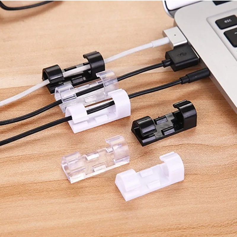 Management Clips subnet securing Cable Cord Telephone Big Self Adhesive lines solidus Headphone Data Wire Bobbin Winder