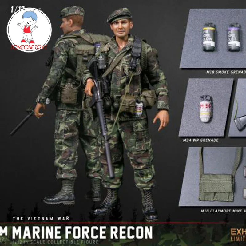 DAMTOYS 1/12 PES009 WF2019 Limited Marine Force Recon In Vietnam US Male Soldiers Action Figure Boys Gift Collection
DAMTOYS 1/12 PES009 WF2019 Limited Marine Force Recon In Vietnam US Male Soldiers Action Figure Boys Gift Collection