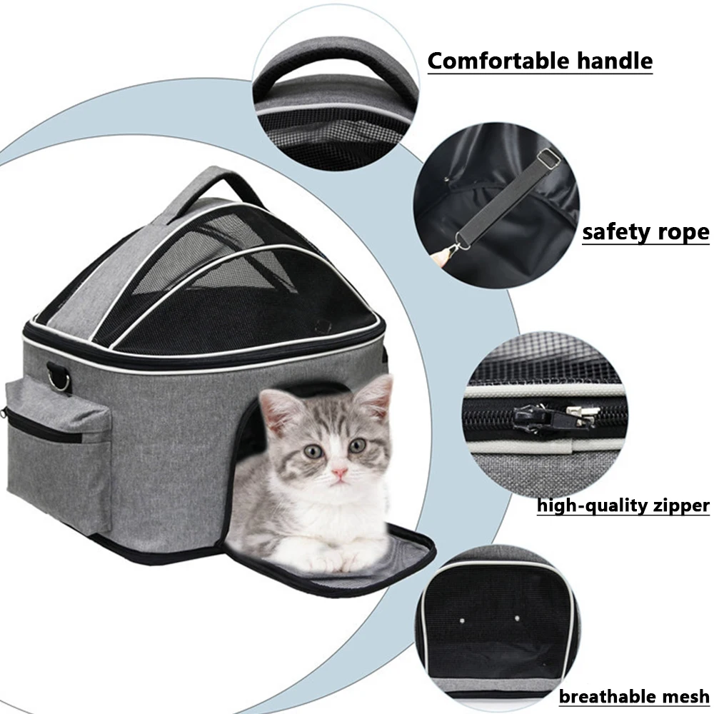 Cat Dog Carrier Outlet Bags Soft Portable Breathable Pet Carriers Collapsible Travel Pets Pouch with Safety Locking Zippers
Cat Dog Carrier Outlet Bags Soft Portable Breathable Pet Carriers Collapsible Travel Pets Pouch with Safety Locking Zippers