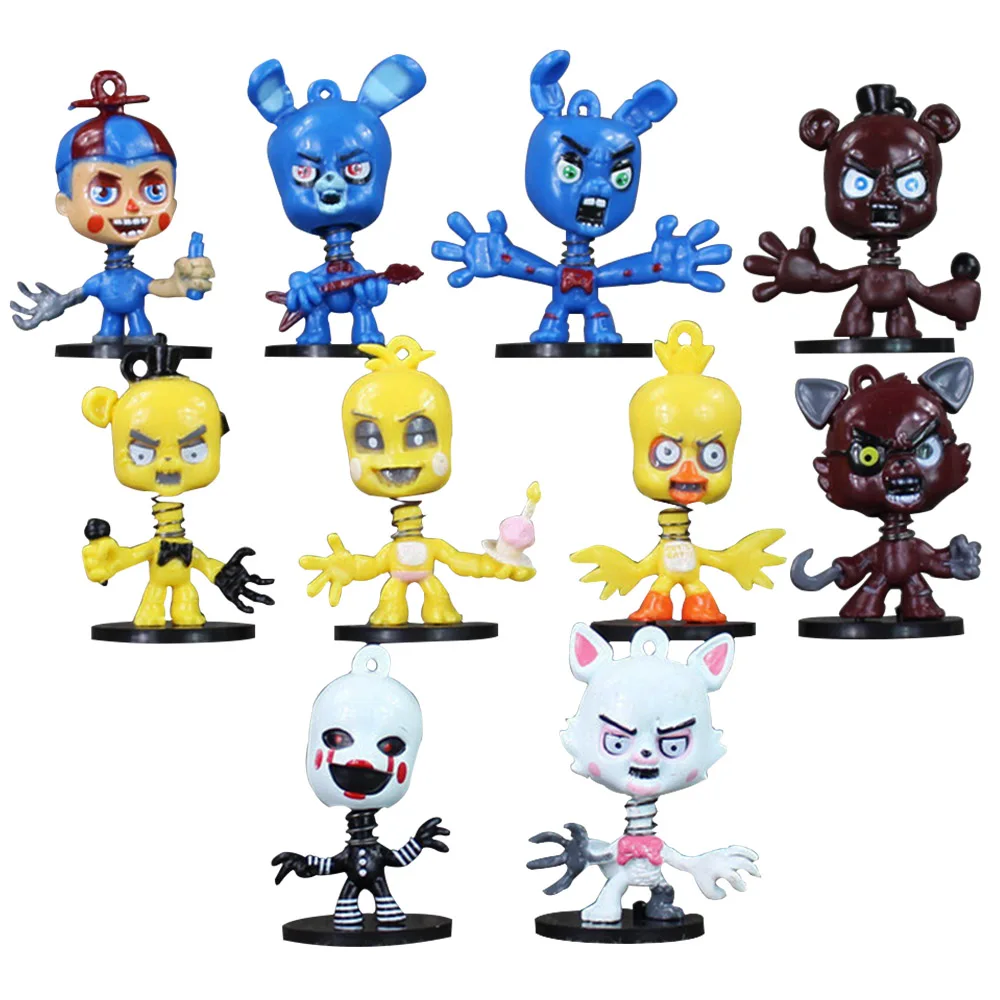 5-12 см аниме FNAF Five Nights At Freddy's кошмар Freddy Fazbear Sister Chica Focy Bonnie экшн-фигурка модель