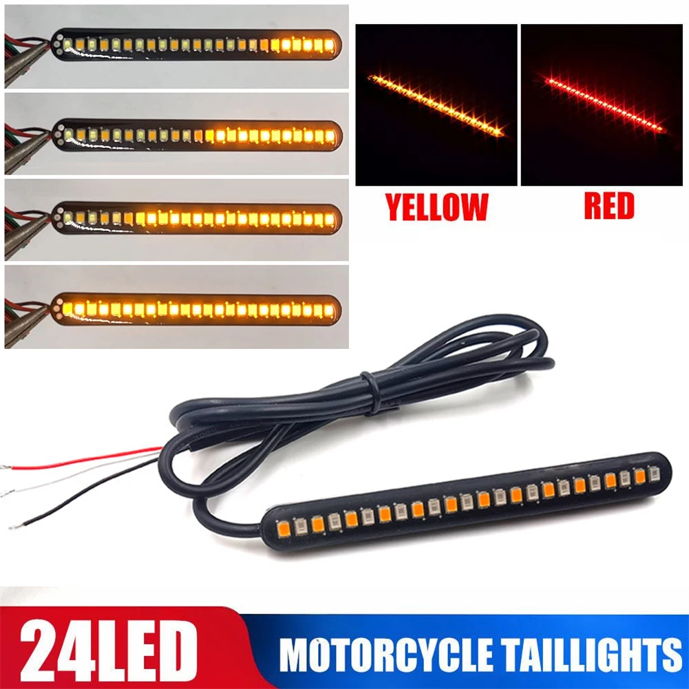 2PCS Motorcycle Turn Signals Lights 24 LED Trailer Truck Tailgate Lamps Bar Rear Brake Tail Flowing Directional Accessories
2PCS Motorcycle Turn Signals Lights 24 LED Trailer Truck Tailgate Lamps Bar Rear Brake Tail Flowing Directional Accessories
