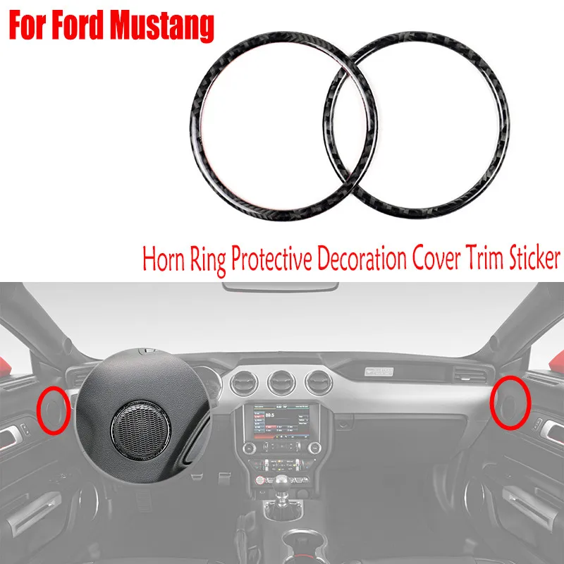 For Ford Mustang 2015-2020 Carbon Fiber Car Accessories Interior Parts Horn Ring Protective Decoration Cover Trim Sticker
For Ford Mustang 2015-2020 Carbon Fiber Car Accessories Interior Parts Horn Ring Protective Decoration Cover Trim Sticker