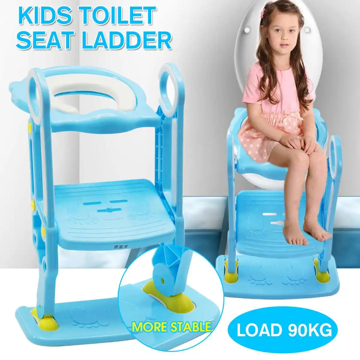 Folding Baby Potty Training Seat Kid's With Adjustable Ladder Infant Baby Toilet Potties Safe Toilet Training Seat for Children
Folding Baby Potty Training Seat Kid's With Adjustable Ladder Infant Baby Toilet Potties Safe Toilet Training Seat for Children