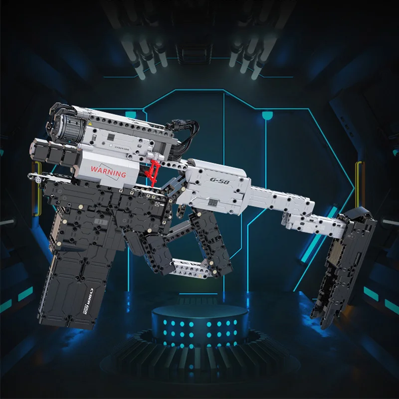 Техническая серия 800 шт Cybering G58 Submachine Gun Модель Строительные блоки город Gunship может огонь пули кирпичи мальчик дети игрушки подарок
Техническая серия 800 шт Cybering G58 Submachine Gun Модель Строительные блоки город Gunship может огонь пули кирпичи мальчик дети игрушки подарок