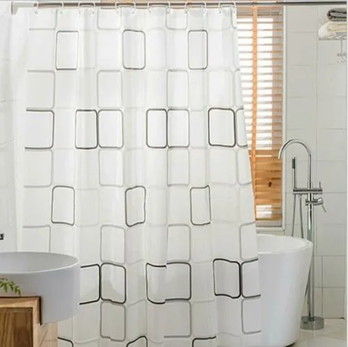 Bathroom Modern Shower Curtain Partition Waterproof Mildew PEVA Bathroom Curtain Bathroom Curtain With Hooks 180*200cm
Bathroom Modern Shower Curtain Partition Waterproof Mildew PEVA Bathroom Curtain Bathroom Curtain With Hooks 180*200cm