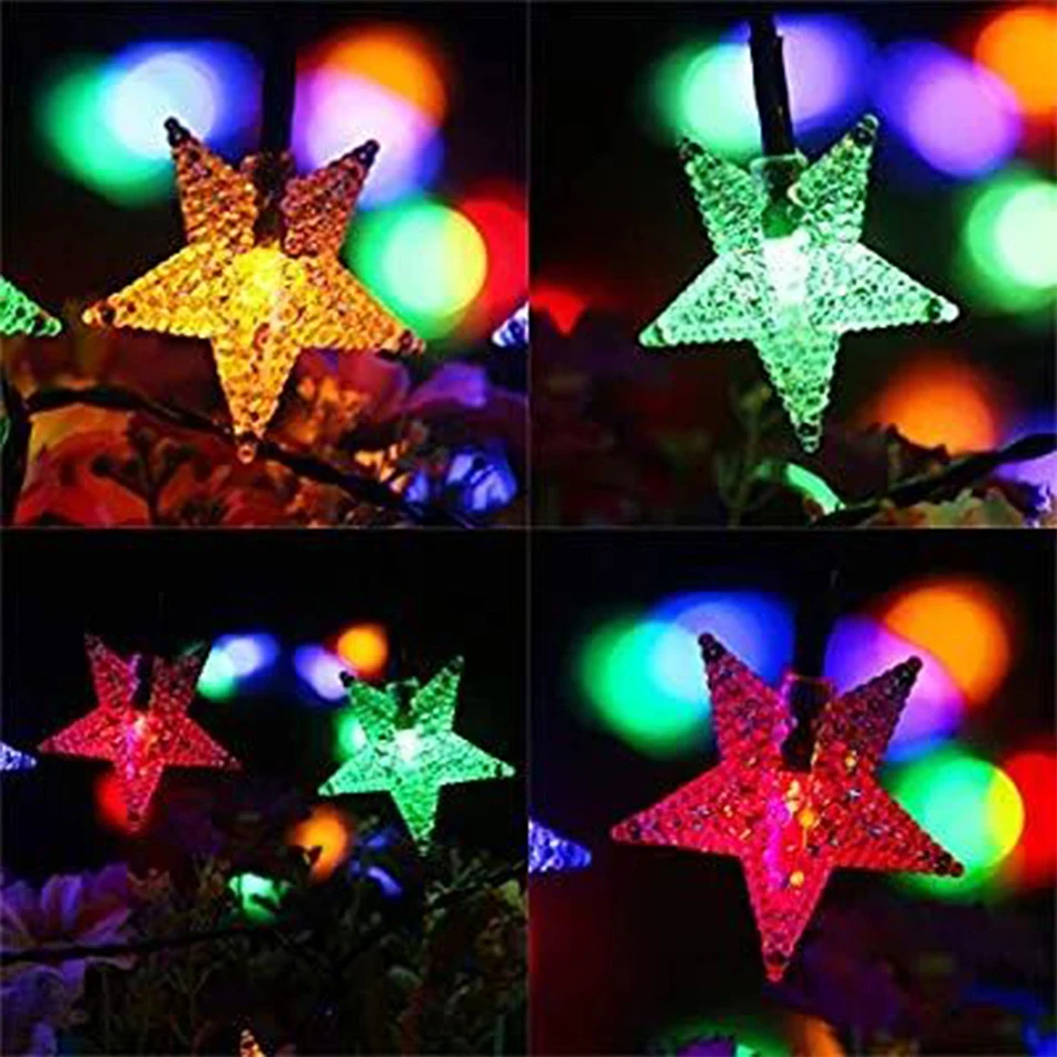 LED Solar String Light 20LED Christmas Decorating Light Colorful Hanging Light Household 5M Night Lamp for Porch/Window
LED Solar String Light 20LED Christmas Decorating Light Colorful Hanging Light Household 5M Night Lamp for Porch/Window