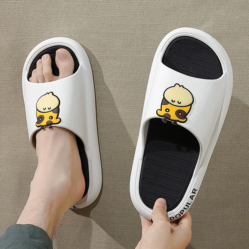 Women Slippers Cartoon Non-Slip Bathroom Slippers Open Toe House Slippers Thick Sole Slide Sandals Men Couple Children Shoes
Women Slippers Cartoon Non-Slip Bathroom Slippers Open Toe House Slippers Thick Sole Slide Sandals Men Couple Children Shoes