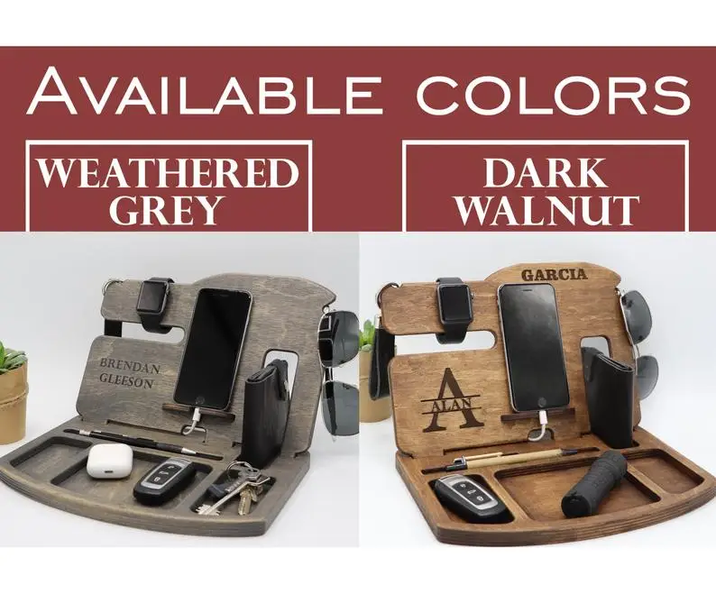 Personalized gift for men, Charging station, Wood docking station, Customized tech mens gift, Gift Idea for husband
Personalized gift for men, Charging station, Wood docking station, Customized tech mens gift, Gift Idea for husband