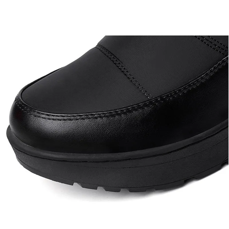 Mid-Calf Boots Women Warm thick bottom plush snow boots Simple versatile high boots Down fabric Increase round toe women shoes
Mid-Calf Boots Women Warm thick bottom plush snow boots Simple versatile high boots Down fabric Increase round toe women shoes