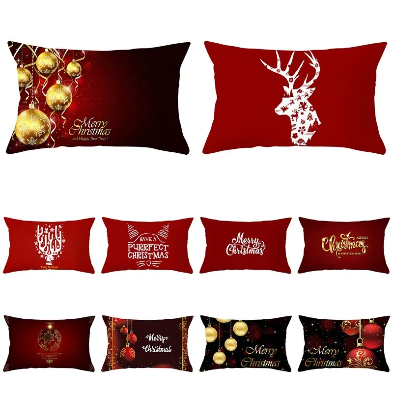 Red Theme Christmas cushion 30*50cm Rectangle Plush Decorative Pillow Case Festival Home Room for Accessories Sofa Cushion Cover
Red Theme Christmas cushion 30*50cm Rectangle Plush Decorative Pillow Case Festival Home Room for Accessories Sofa Cushion Cover