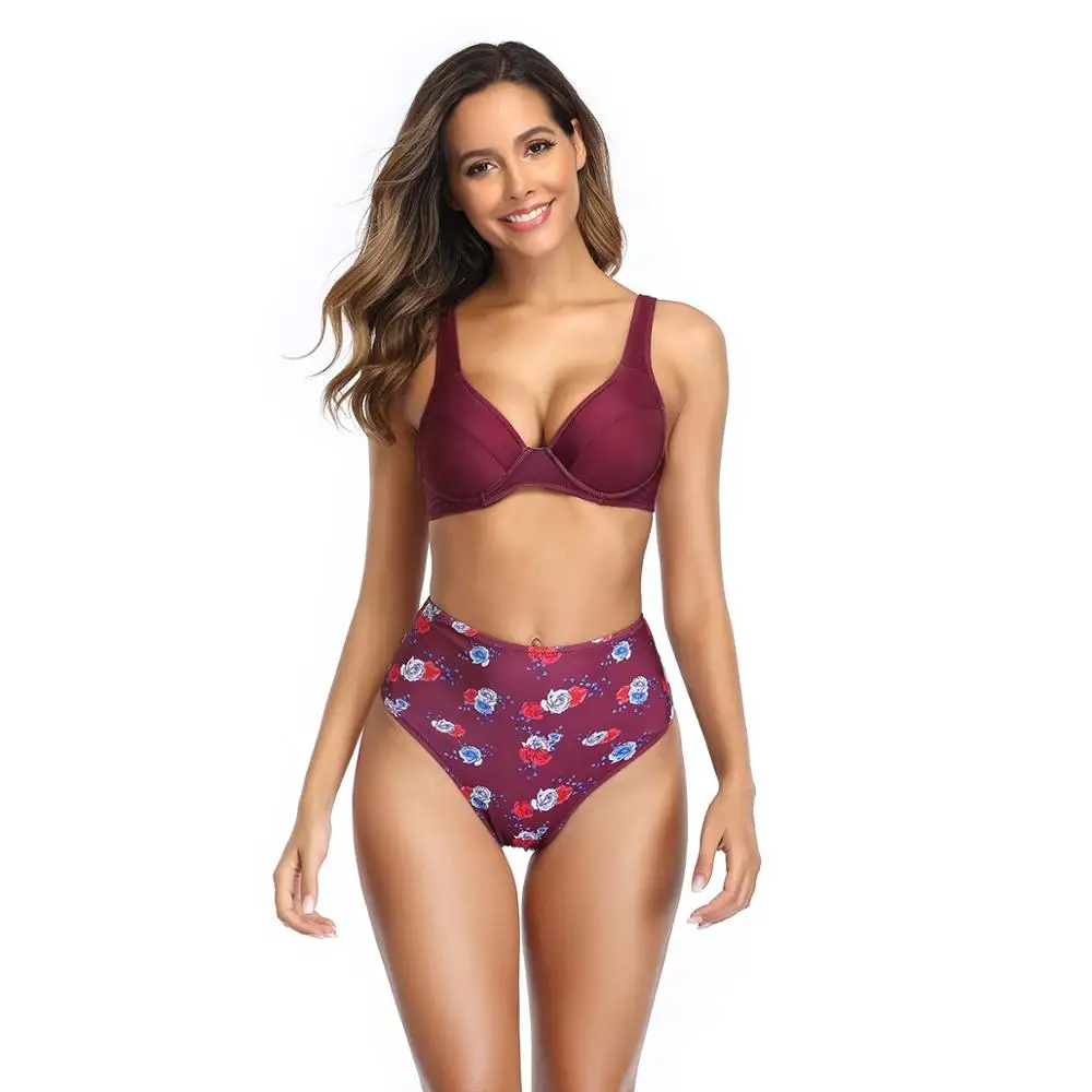 Push Up Underwired Bikini Sets Women High Waisted Bikini Swimsuit 2021 Summer Swimming Suit Female Wide shoulder straps Swimwear
Push Up Underwired Bikini Sets Women High Waisted Bikini Swimsuit 2021 Summer Swimming Suit Female Wide shoulder straps Swimwear