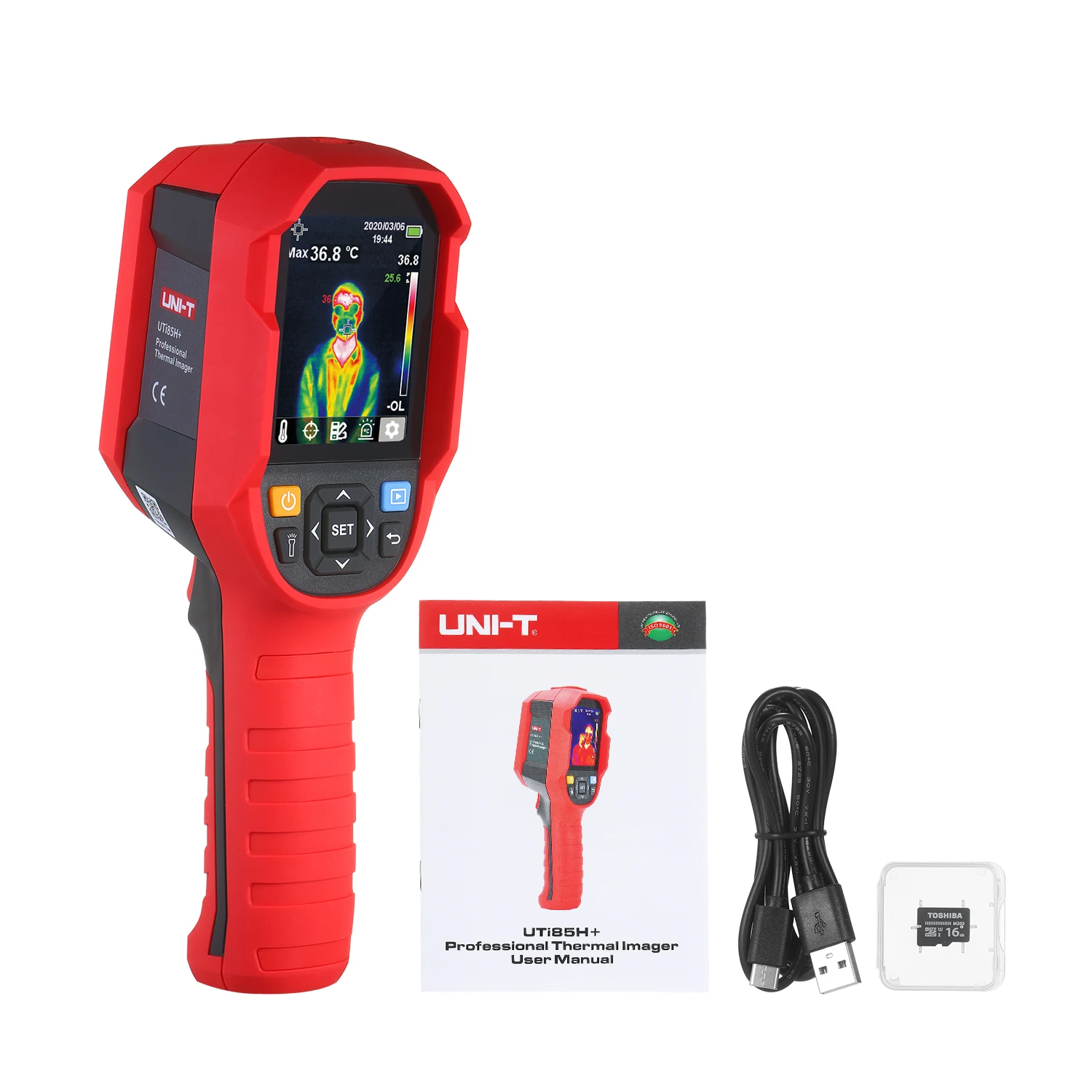 Thermal Imager Infrared Thermal Imaging Camera 30℃~45℃(86℉~113℉) TIC Handheld Infrared Camera Thermographic Camera
Thermal Imager Infrared Thermal Imaging Camera 30℃~45℃(86℉~113℉) TIC Handheld Infrared Camera Thermographic Camera