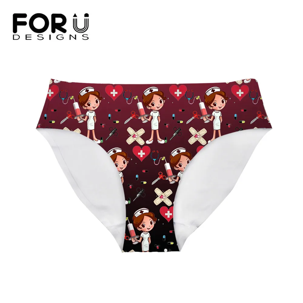 FORUDESIGNS милые женские трусики Мультяшные медсестры женские бесшовные ультратонкие женские трусики со средней талией 1/3 шт./компл. Mujer
FORUDESIGNS милые женские трусики Мультяшные медсестры женские бесшовные ультратонкие женские трусики со средней талией 1/3 шт./компл. Mujer
