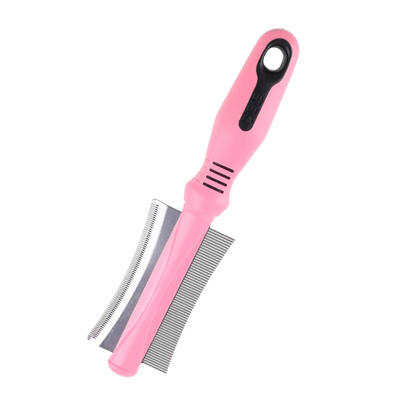 Dog Grooming Tool With Double Sided Dematting Rake Brush Suitable For Dogs And Cats Double Comb Densely Packed Pins
Dog Grooming Tool With Double Sided Dematting Rake Brush Suitable For Dogs And Cats Double Comb Densely Packed Pins