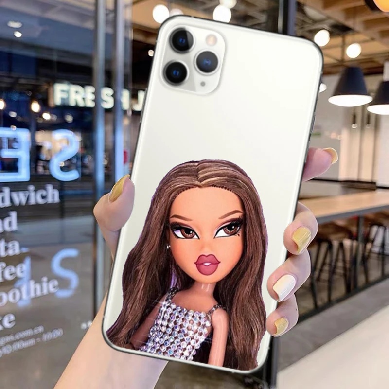 Cute Bratz Cover For iPhone 12 11 Pro MAX Mini Doll Bratz Clear Silicone Phone Case For iPhone 6 6S 7 8 Plus SE 2020 XR XS MAX X
Cute Bratz Cover For iPhone 12 11 Pro MAX Mini Doll Bratz Clear Silicone Phone Case For iPhone 6 6S 7 8 Plus SE 2020 XR XS MAX X