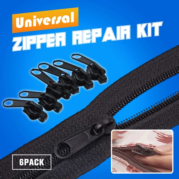 6PCS/Set Universal Zipper Repair Kit Zipper Repair Kit Replacement Zip Slider Teeth Rescue New Design Zippers For Sew
6PCS/Set Universal Zipper Repair Kit Zipper Repair Kit Replacement Zip Slider Teeth Rescue New Design Zippers For Sew