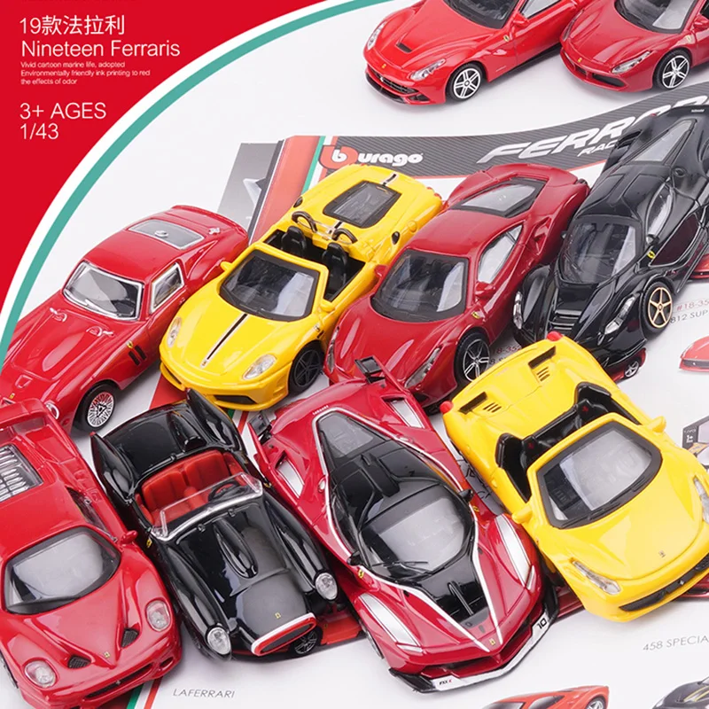 Bburago 1:43 la Ferrari 16M 599 ENZO F8 F12 F40 FF FXXK California alloy super toy car model For with Die-cast mini collection
Bburago 1:43 la Ferrari 16M 599 ENZO F8 F12 F40 FF FXXK California alloy super toy car model For with Die-cast mini collection