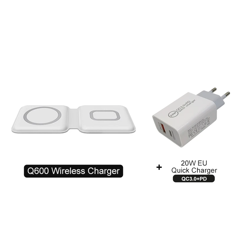 2 in 1 Foldable Magnetic Wireless Charger 15W Fast Charging Dock For iPhone 12 Pro Max Mini Airpods Earphone Qi Magnet Chargers
2 in 1 Foldable Magnetic Wireless Charger 15W Fast Charging Dock For iPhone 12 Pro Max Mini Airpods Earphone Qi Magnet Chargers