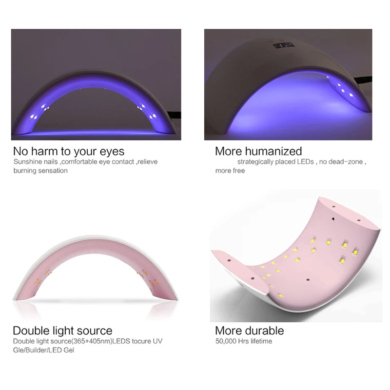 SUNUV SUN9c Plus 36W UV Light LED Nail Dryer UVLED Gel Nail Lamp Arched Shaped Lamps for Nail Art Perfect Thumb Drying Solution
SUNUV SUN9c Plus 36W UV Light LED Nail Dryer UVLED Gel Nail Lamp Arched Shaped Lamps for Nail Art Perfect Thumb Drying Solution