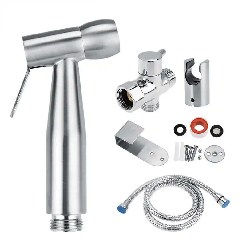 Stainless Steel Toilet Bidet Sprayer Sprayer Set Kit Bathroom Shower Water Spray Head Cleaning UNS7/8 Toilet
Stainless Steel Toilet Bidet Sprayer Sprayer Set Kit Bathroom Shower Water Spray Head Cleaning UNS7/8 Toilet