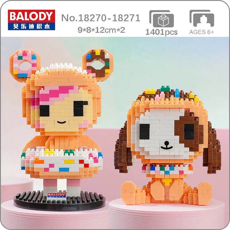 Balody Sweet пончик конфеты девочка собака животное ошейник плавать кольцо модель мини алмазные блоки кирпичи игрушки для детей без коробки
Balody Sweet пончик конфеты девочка собака животное ошейник плавать кольцо модель мини алмазные блоки кирпичи игрушки для детей без коробки
