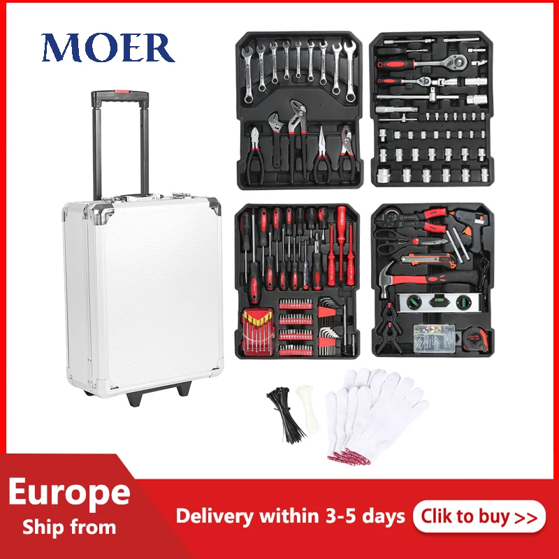 725 Pieces Repair Tool Daily Maintenance Tools Aluminum Box Tool Case Toolbox Tool Repair Kit With Telescopic Handle Trolley HWC
725 Pieces Repair Tool Daily Maintenance Tools Aluminum Box Tool Case Toolbox Tool Repair Kit With Telescopic Handle Trolley HWC