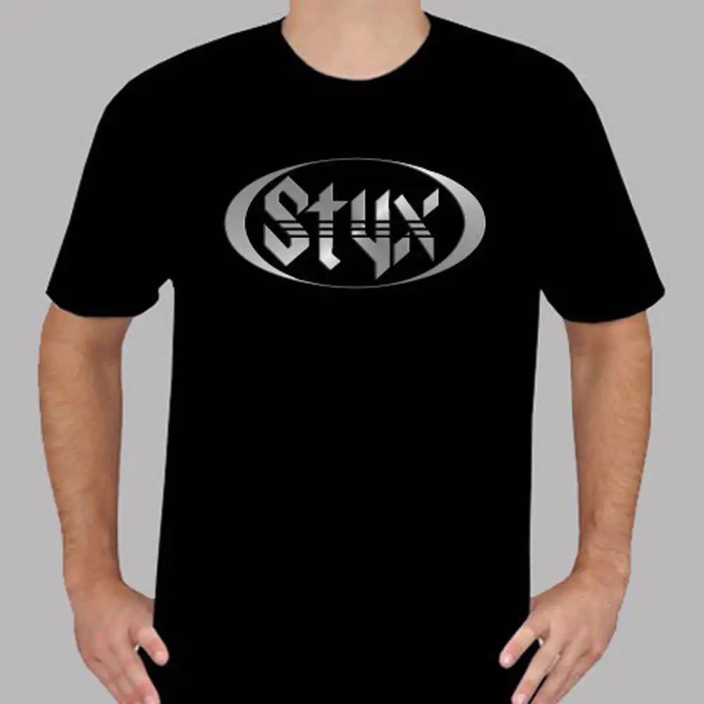New STYX Tour Concert 2018 Logo Rock Band Men's Black T-Shirt Size S to 3XL Printed T Shirt Short Sleeve Men
New STYX Tour Concert 2018 Logo Rock Band Men's Black T-Shirt Size S to 3XL Printed T Shirt Short Sleeve Men
