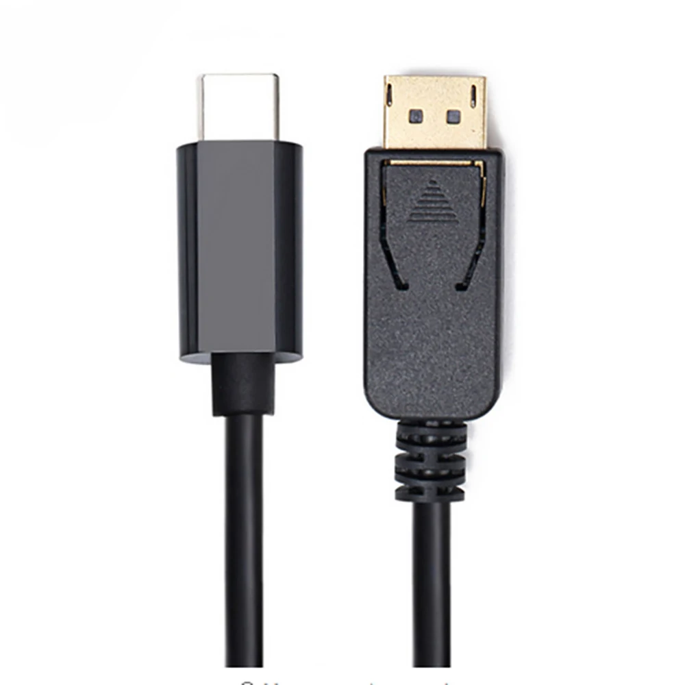 

USB 3,1 Тип C USB-C DisplayPort MINI DP 4 к UHD HDTV кабель для Chromebook & Macbook & ноутбук черный