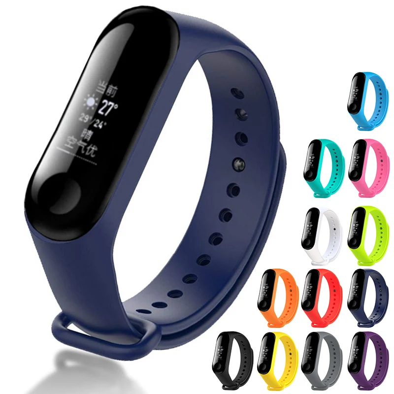 Новинка 1 шт. 12 цветов мягкий силиконовый регулируемый модный сменный ремешок Xiaomi наручный браслет Mi Band 3
Новинка 1 шт. 12 цветов мягкий силиконовый регулируемый модный сменный ремешок Xiaomi наручный браслет Mi Band 3