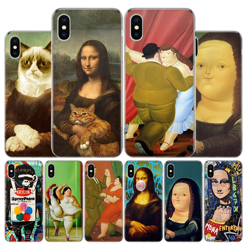 Spoof Mona Lisa Graffiti Art Canvas Phone Case For Apple Iphone 12 11 Mini Pro X XR XS Max 7 8 6 6S Plus 5 SE 7G 6G + Art Cover
Spoof Mona Lisa Graffiti Art Canvas Phone Case For Apple Iphone 12 11 Mini Pro X XR XS Max 7 8 6 6S Plus 5 SE 7G 6G + Art Cover