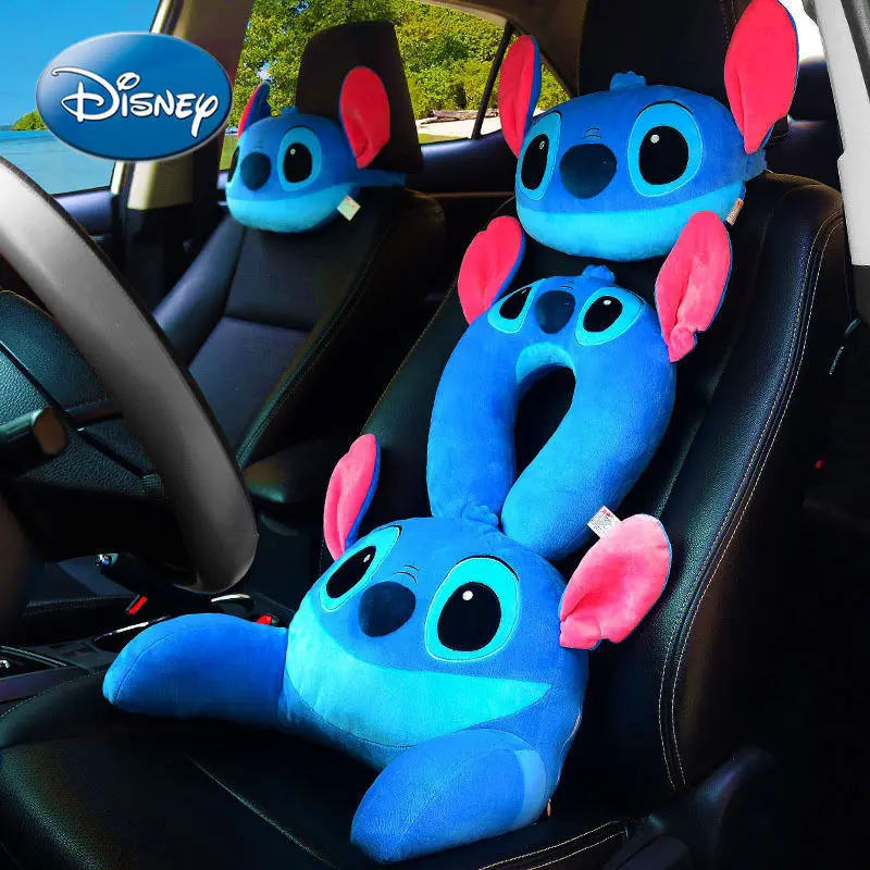 Disney Cartoon Stitch Car Pillow Pillow Neck Pillow Car Comfortable Plush Pillow Four-piece Set
Disney Cartoon Stitch Car Pillow Pillow Neck Pillow Car Comfortable Plush Pillow Four-piece Set
