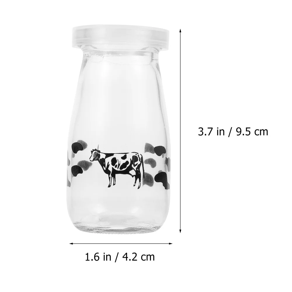 12 Pcs Delicate Black Beef Pattern Yogurt Bottles Dessert Baking Cups (Transparent)
12 Pcs Delicate Black Beef Pattern Yogurt Bottles Dessert Baking Cups (Transparent)