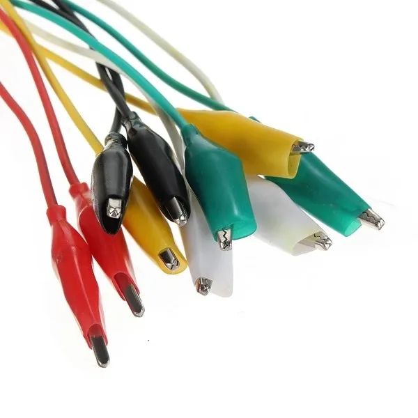 10pcs 50cm Alligator Clips Double-ended Clips Crocodile Cable Alligator Jumper Wire Test Leads Alligator Clips Testing Wire
10pcs 50cm Alligator Clips Double-ended Clips Crocodile Cable Alligator Jumper Wire Test Leads Alligator Clips Testing Wire