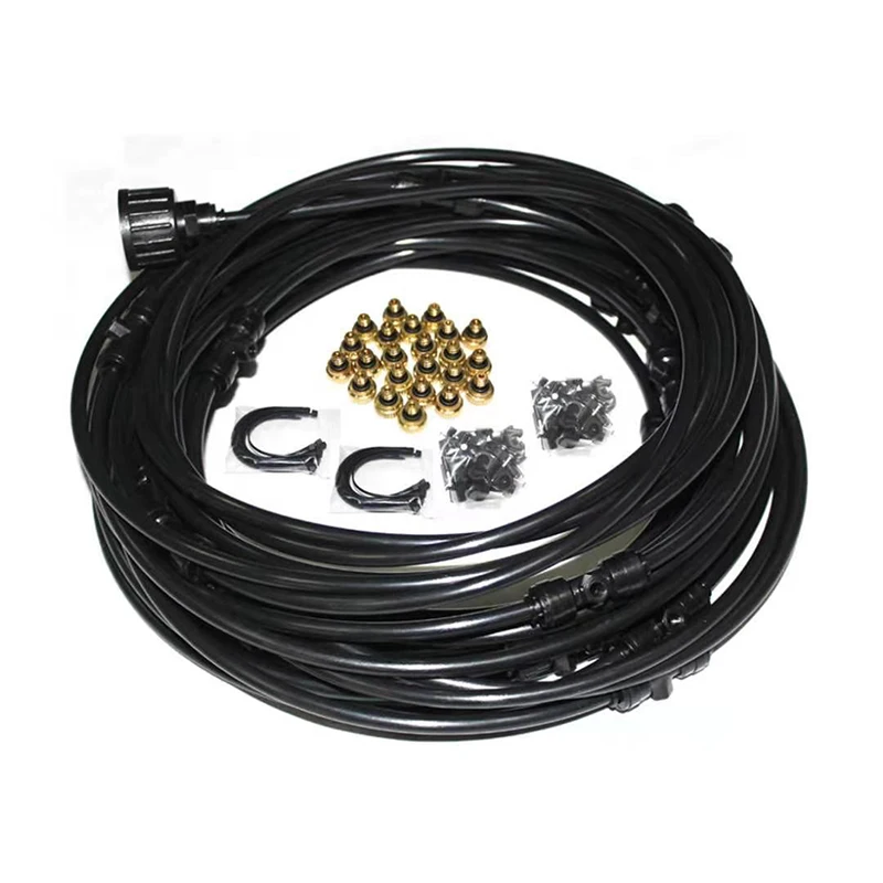 Water Mist Cooling System Summer Sprinkler Brass Nozzle Outdoor Garden Injector Water Spray Watering kits Atomizing Cooler
Water Mist Cooling System Summer Sprinkler Brass Nozzle Outdoor Garden Injector Water Spray Watering kits Atomizing Cooler