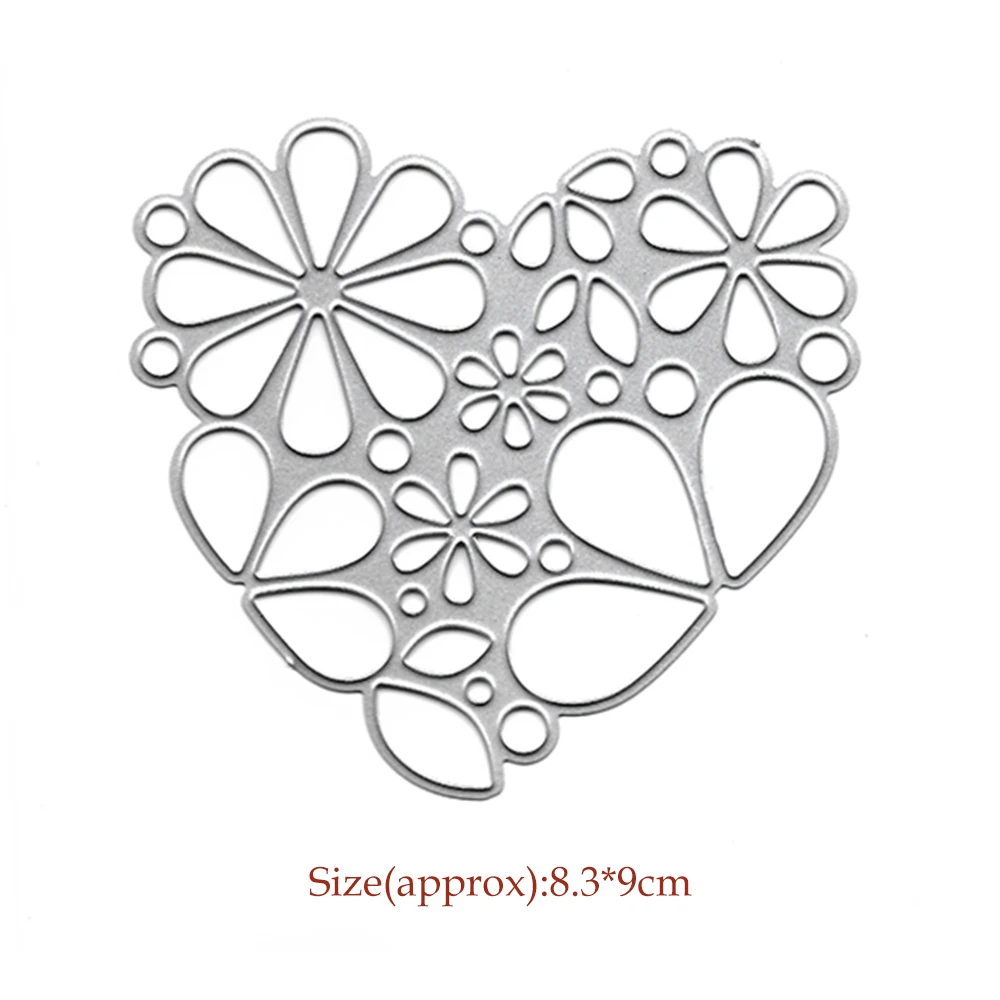 Die Cutting Template Heart Shaped Flower Metal Dies For Scrapbooking DIY Album Card Making Decor Handcraft Embossing New 2021
Die Cutting Template Heart Shaped Flower Metal Dies For Scrapbooking DIY Album Card Making Decor Handcraft Embossing New 2021