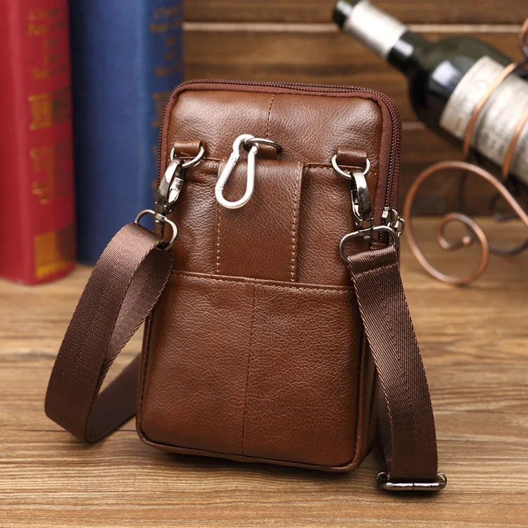 Xiaoduoli men's leather mini bag 7-inch purse messenger bag shoulder bag leather mobile phone purse belt
Xiaoduoli men's leather mini bag 7-inch purse messenger bag shoulder bag leather mobile phone purse belt