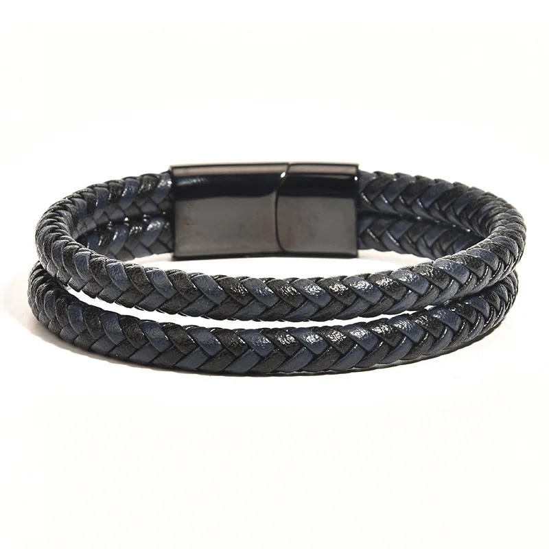 Kirykle man bracelet Classic Genuine Leather Bracelet Hand Charm Jewelry Multilayer male bracelet Handmade Gift For Cool Boys
Kirykle man bracelet Classic Genuine Leather Bracelet Hand Charm Jewelry Multilayer male bracelet Handmade Gift For Cool Boys