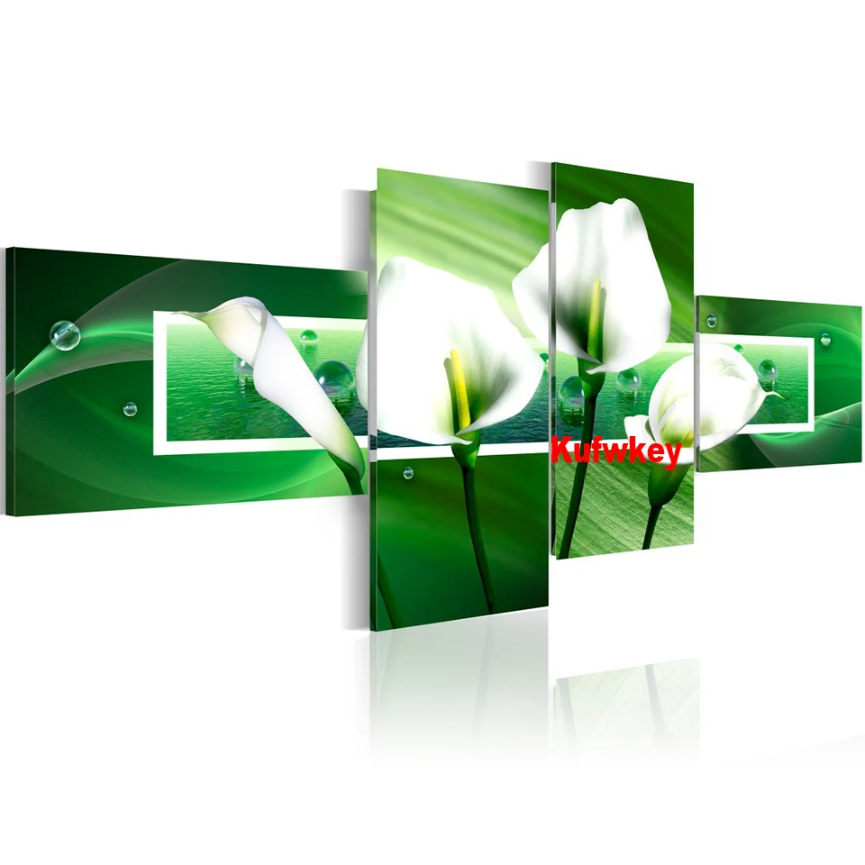 4 Piece set 5d diy Diamond Painting Green White Lily Full Square/Round Diamond Embroidery rhinestone Handicraft Background Decor
4 Piece set 5d diy Diamond Painting Green White Lily Full Square/Round Diamond Embroidery rhinestone Handicraft Background Decor