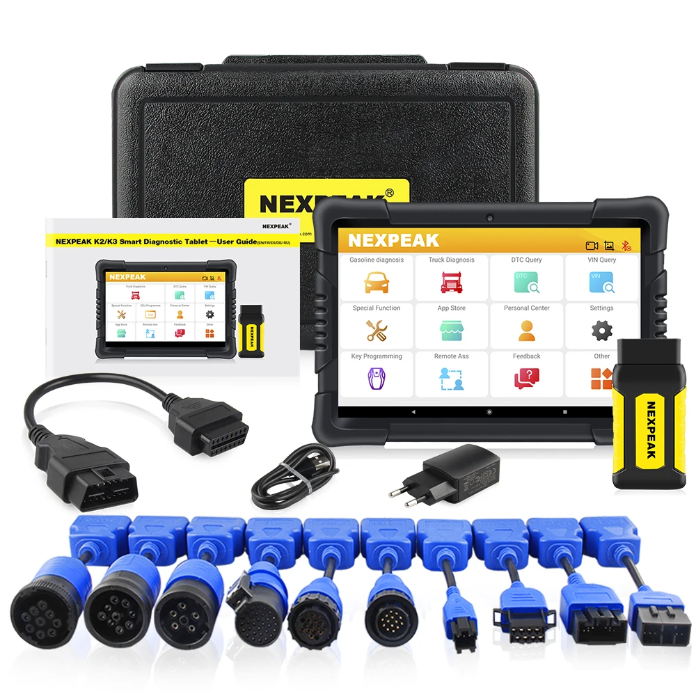 Диагностический сканер NEXPEAK K3 OBD2, инструмент для полной диагностики автомобиля и тяжелых условий, 18 специальных функций, ABS, подушка безопас...
Диагностический сканер NEXPEAK K3 OBD2, инструмент для полной диагностики автомобиля и тяжелых условий, 18 специальных функций, ABS, подушка безопас...
