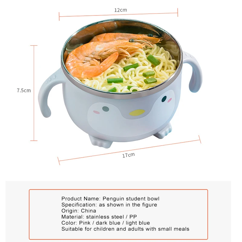 Cartoon Stainless Steel Bowl With Lid Cover Kitchen Large Soup Noodle Rice Bowl Fruit Salad Food Container Household Tableware
Cartoon Stainless Steel Bowl With Lid Cover Kitchen Large Soup Noodle Rice Bowl Fruit Salad Food Container Household Tableware