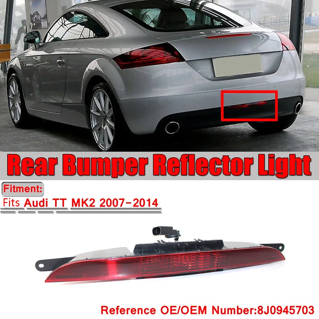 Replacement For TT MK2 2007-2014 High Brake Light Housing Rear Third Stop Light Housing 8J0945703
Replacement For TT MK2 2007-2014 High Brake Light Housing Rear Third Stop Light Housing 8J0945703