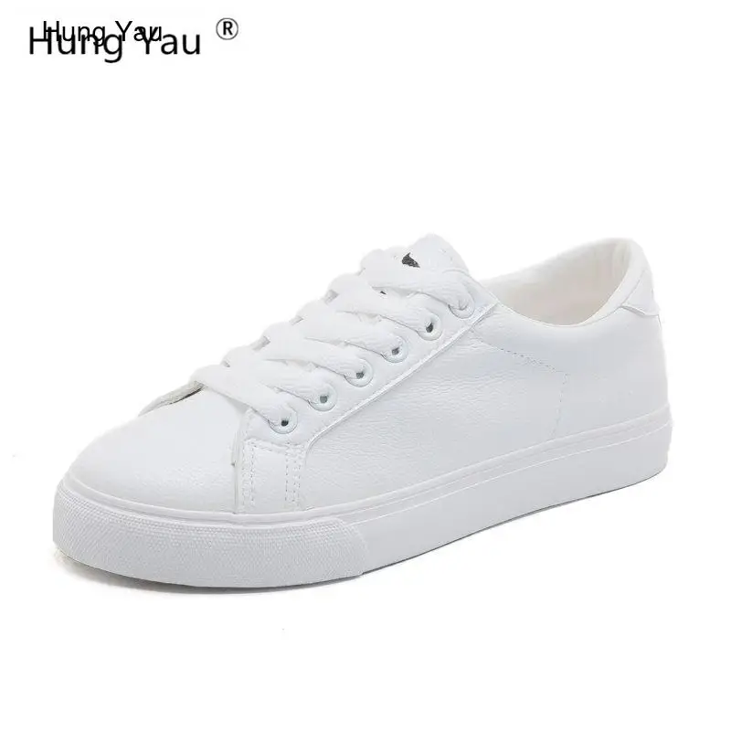 Hung Yau Women Casual Shoes Flats Loafers Breathable Women Flats Lace-Up Flats Shoes Women Shallow Spring White Shoes Size 35-40
Hung Yau Women Casual Shoes Flats Loafers Breathable Women Flats Lace-Up Flats Shoes Women Shallow Spring White Shoes Size 35-40