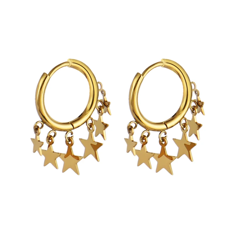 Stainless Steel Circle Huggie Earrings For Women Earrings 2020 Trend Round Star Drop Earrings Unusual Women Jewelry Gift
Stainless Steel Circle Huggie Earrings For Women Earrings 2020 Trend Round Star Drop Earrings Unusual Women Jewelry Gift