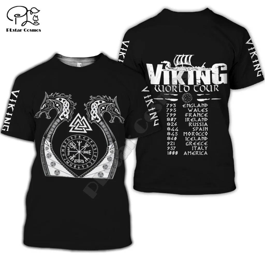 PLstar Cosmos Fashion summer women for men 3D full printed harajuku t shirts Viking tattoo Short sleeve T-shirt style-4
PLstar Cosmos Fashion summer women for men 3D full printed harajuku t shirts Viking tattoo Short sleeve T-shirt style-4