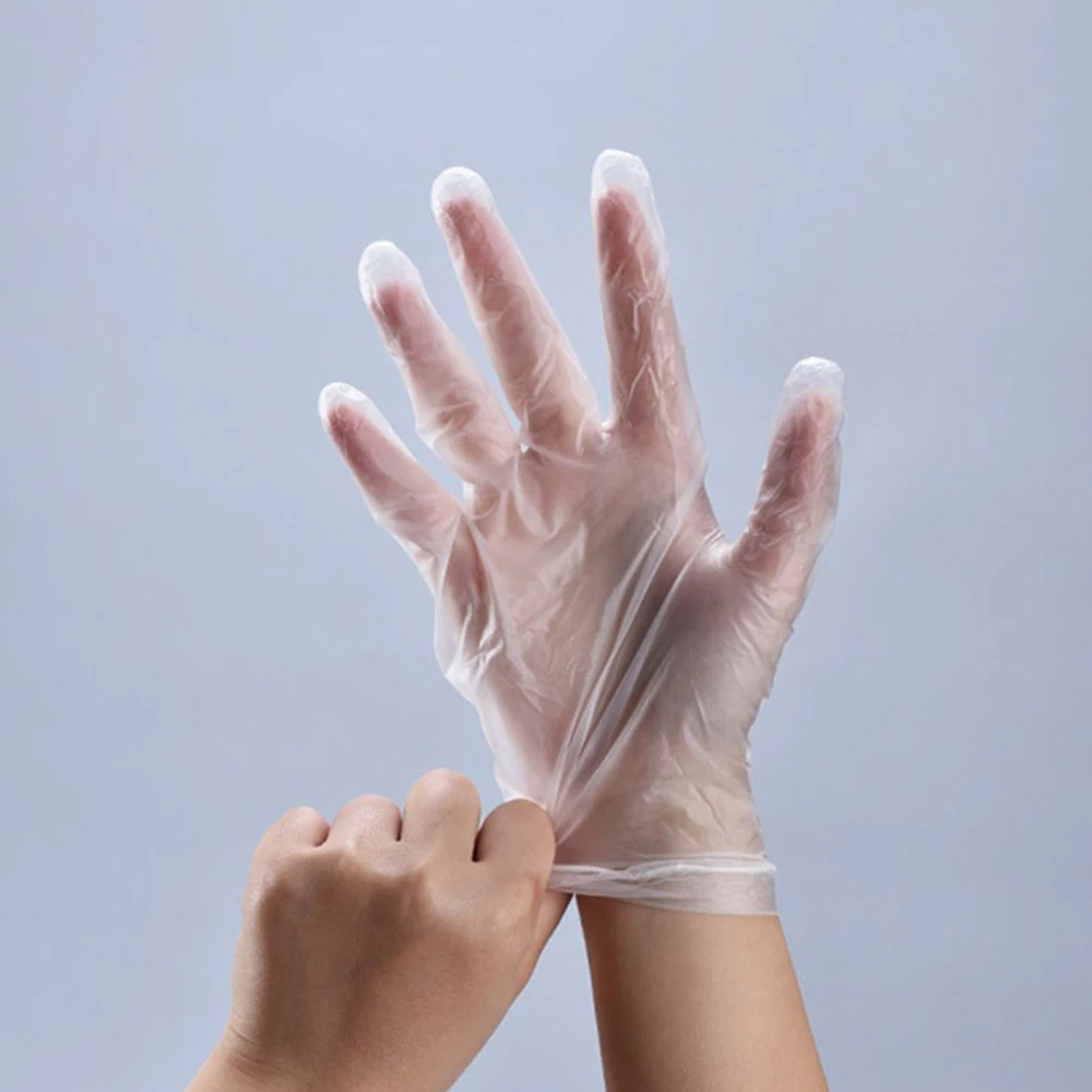 100Pcs Transparent Disposable PVC Gloves Dishwashing/Kitchen/Latex/Rubber/Garden Gloves Universal For Cleaning
100Pcs Transparent Disposable PVC Gloves Dishwashing/Kitchen/Latex/Rubber/Garden Gloves Universal For Cleaning