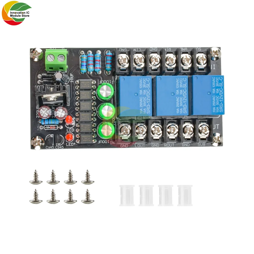 2.1-channel Class D Digital Power Amplifier Horn Protection Board Relay Horn Protection Module Power-on Delay DC Protection
2.1-channel Class D Digital Power Amplifier Horn Protection Board Relay Horn Protection Module Power-on Delay DC Protection
