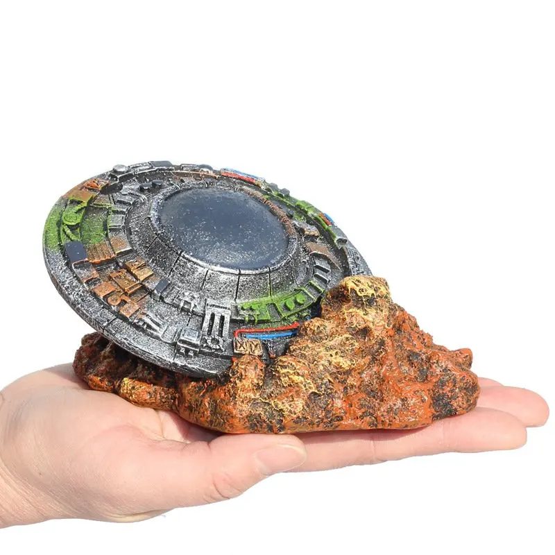 Resin Aquarium Ornaments Decorations UFO Wreckage Spaceship Alien Flying Saucer Fish Tank Aquarium Decoration
Resin Aquarium Ornaments Decorations UFO Wreckage Spaceship Alien Flying Saucer Fish Tank Aquarium Decoration
