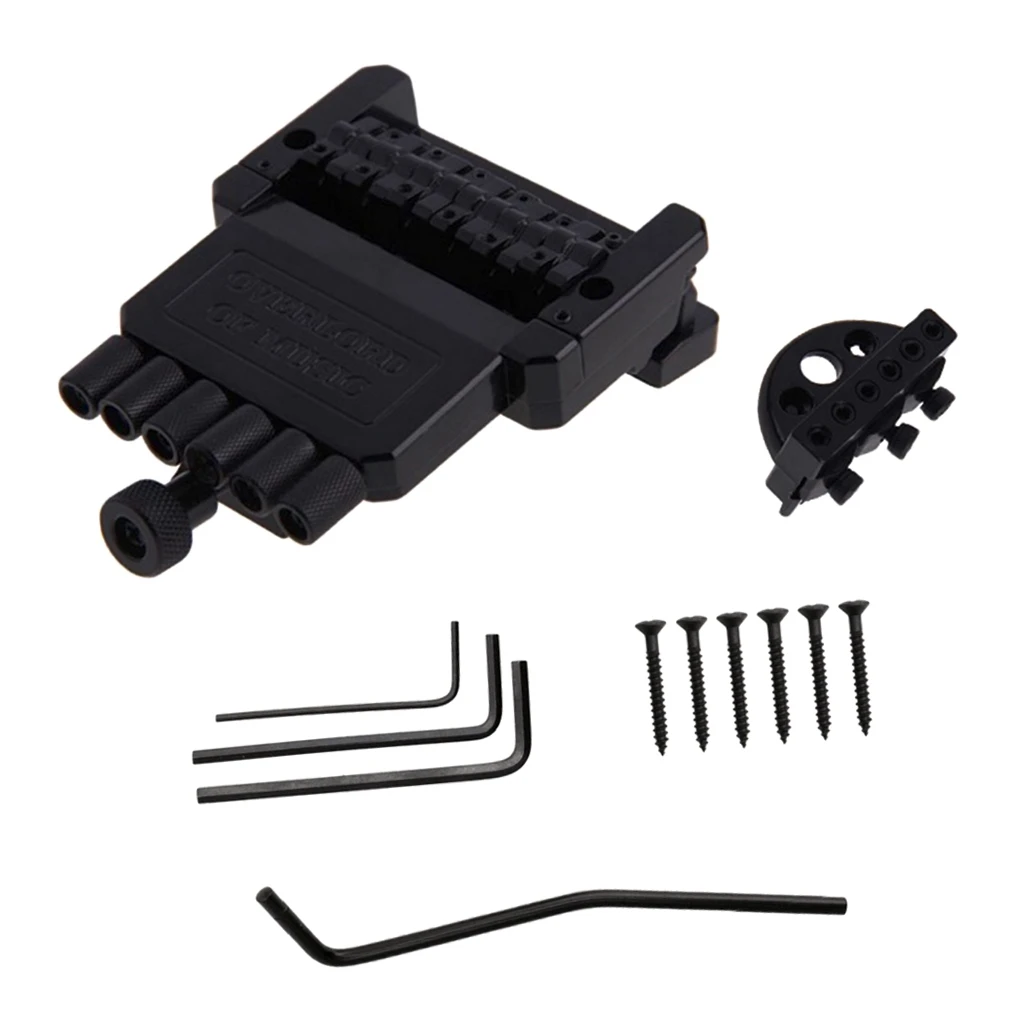 DIY Alloy Guitar Bridge Tailor Set For 6-String Headless Guitar Accessory 
DIY Alloy Guitar Bridge Tailor Set For 6-String Headless Guitar Accessory